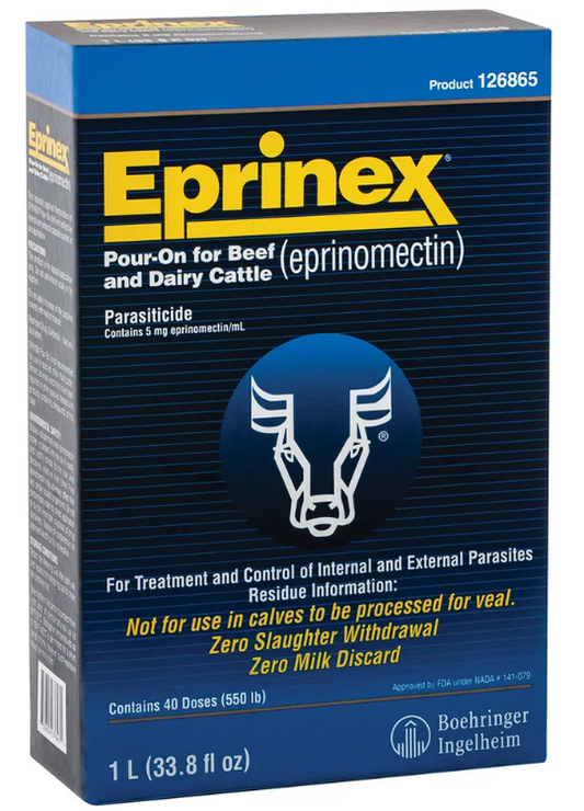 Eprinex® Pour-On – Broad-Spectrum Cattle Dewormer & Parasite Control