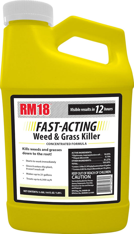 Fast-Acting Weed & Grass Killer – 64 oz