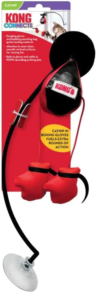 KONG Connects Window Boxing Cat Toy – One Size