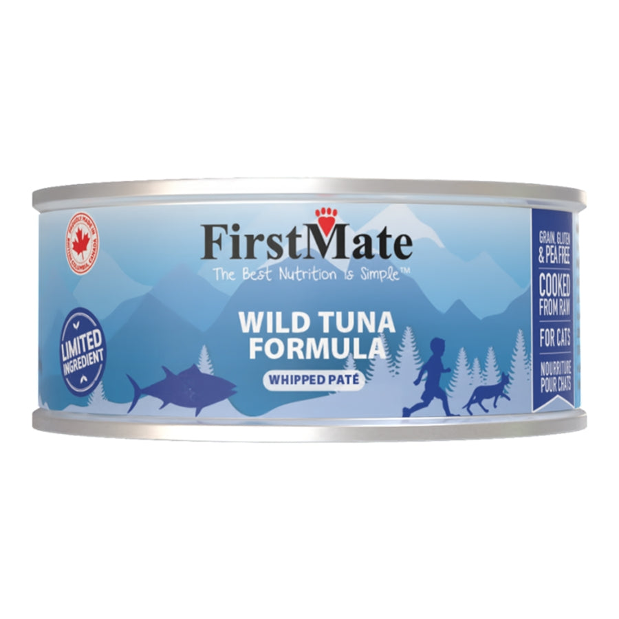 FirstMate Limited Ingredient Grain-Free Tuna Wet Cat Food (Pâté) – 3.2oz Single Can