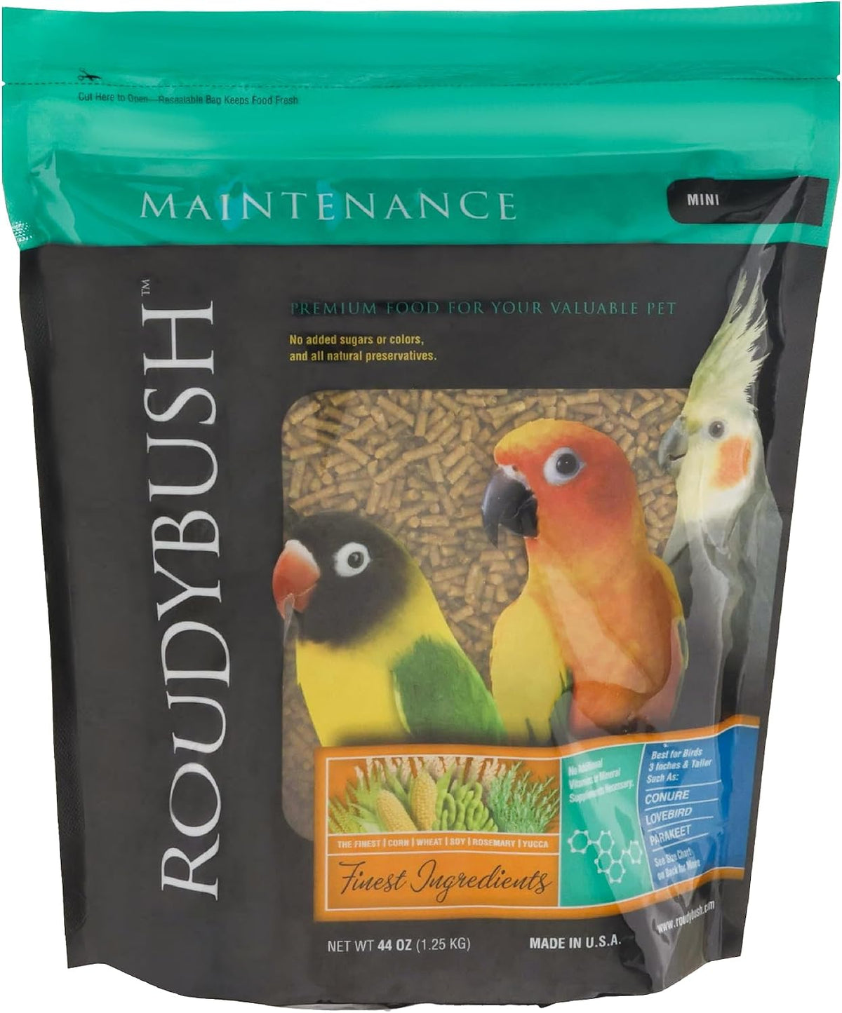 Roudybush Daily Maintenance Bird Food Mini Pellets – 2.75 lb