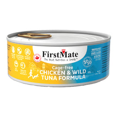 FirstMate Cat Chicken & Wild Tuna Recipe Wet Cat Food – 5.5 oz (24-Pack)