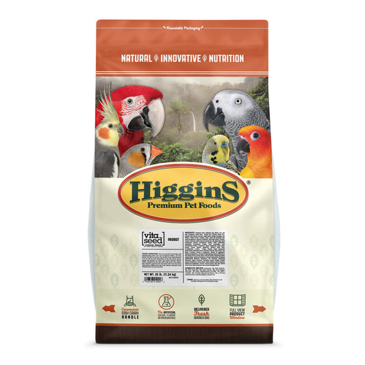 Higgins Vita Seed Parrot 25 lb