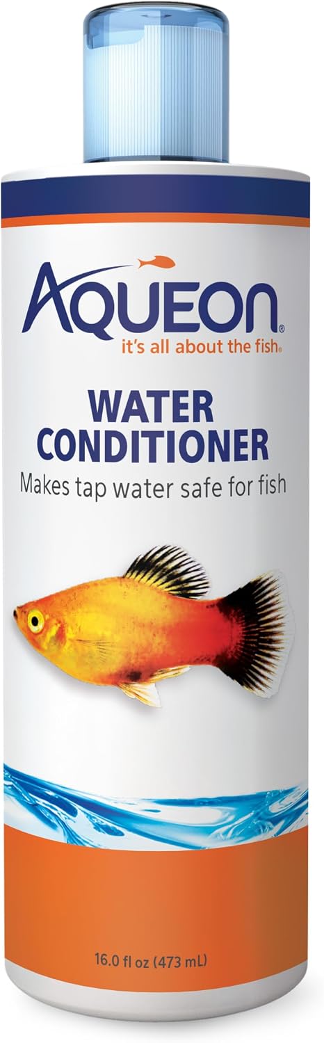 Aqueon Aquarium Water Conditioner Bottle – 16 fl oz (473 mL)
