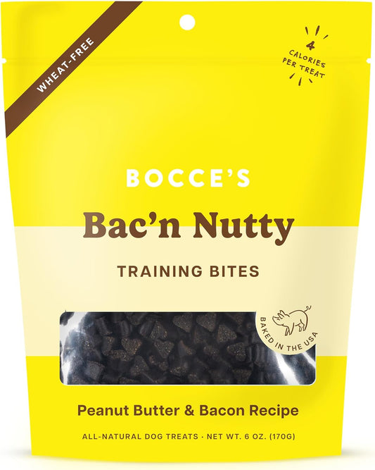 Bocce's Bakery Bac'N Nutty Training Dog Treats – 6 oz