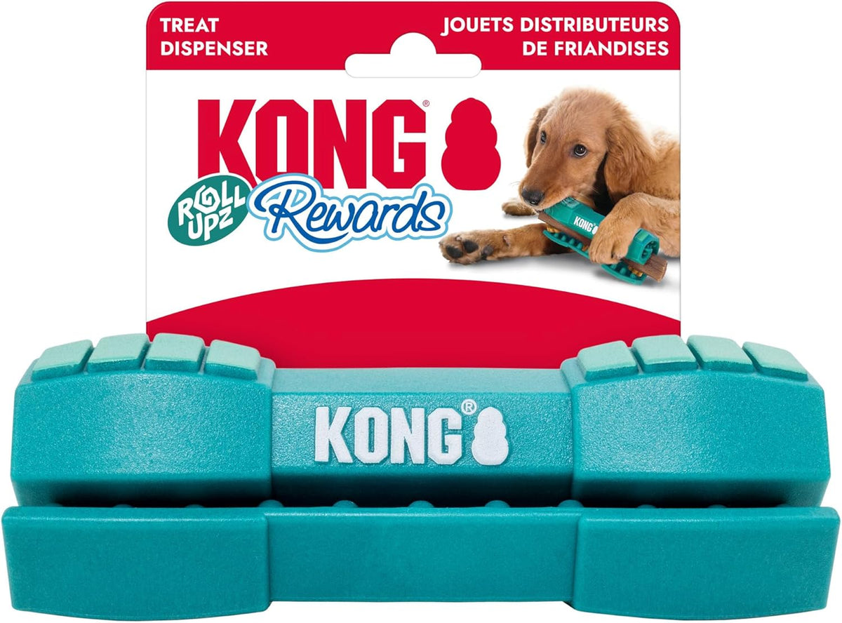 KONG Rewards Roll Upz Stick Treat Dispenser – Interactive Dog Enrichment Toy