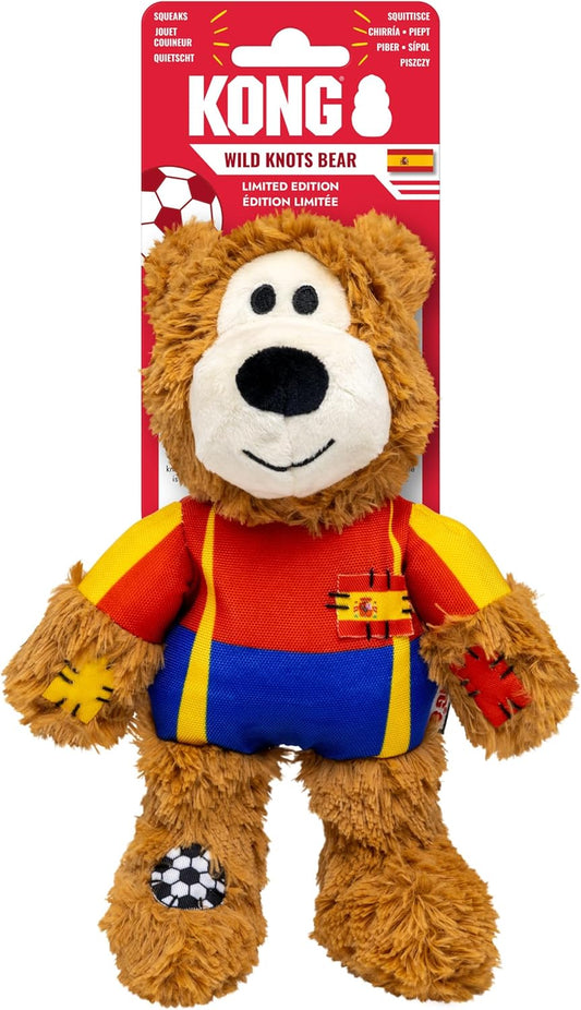 KONG Wild Knots Sport Bear Dog Toy – Spain Medium