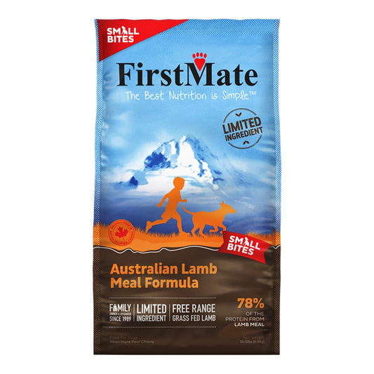 FirstMate Limited Ingredient Grain-Free Australian Lamb Small Bites Dog Food – Kibble