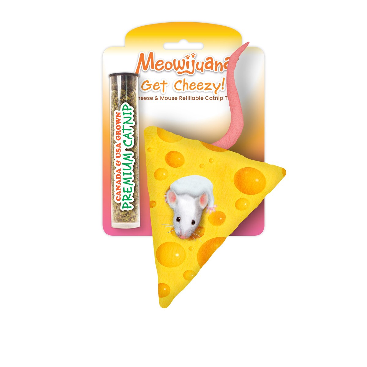 SMARTERPAW Meowijuana Get Cheesy Toy