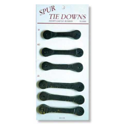 Rubber Spur Tie-Downs 12 pairs