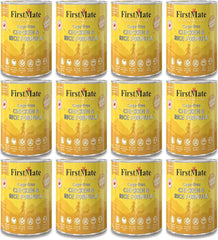 FirstMate Cat Chicken & Rice Recipe Wet Cat Food – 12.2 oz (12-Pack)