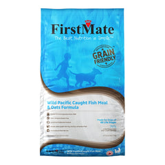 FirstMate Grain Friendly Wild Pacific Caught Fish Meal & Oats Dog Food – Kibble