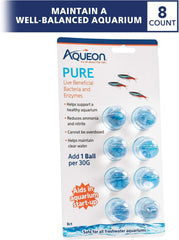 Aqueon PURE Bacteria Supplement – 8 Pack (30 Gallon)