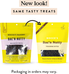 Bocce's Bakery Bac'N Nutty Training Dog Treats – 6 oz