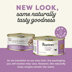 Applaws Natural Markerel & Sardine in Broth Cat 24 / 2.47 oz