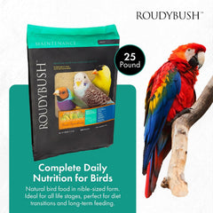 Roudybush Daily Maintenance Bird Food Nibbles – 25 lb