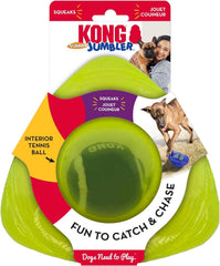 KONG Jumbler Flinger Dog Toy – Interactive Tug & Fetch Toy for Dogs