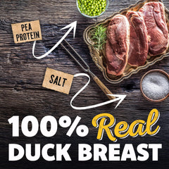 Savory Prime Duck Jerky Dog Treats, Made with 100% Real Duck Breast, Farm Raised, Healthy, Easily Digestible, High Protein, Satisfies Dog's Urge to Chew, 3 Pounds (Pack of 1)