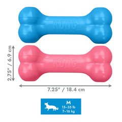 KONG Goodie Bone Puppy Toy – Medium Blue