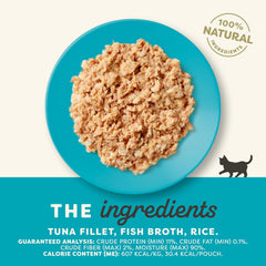 Applaws Natural Kitten Tuna Fillet in Broth Wet Cat Food – 12 Pack (1.76 oz Pouches)