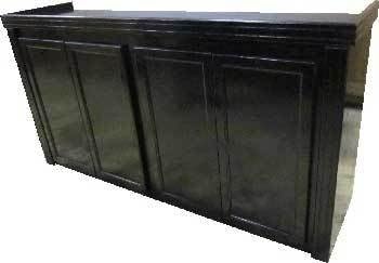 R&J Enterprises ARJ40141 Xtreme Series Oak Wood Aquarium Cabinet Stand, 72 by 18-Inch, Black