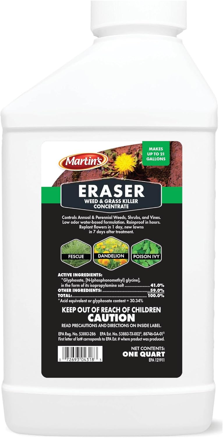 Martin's® Eraser 41% – Concentrated Weed Killer