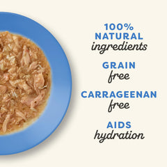 Applaws Natural Tuna Fillet & Crab in Gravy Wet Cat Food – 10 Pack (2.12 oz Pouches)