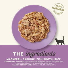 Applaws Natural Markerel & Sardine in Broth Cat 24 / 2.47 oz