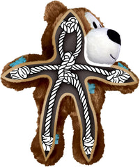 KONG Wild Knots Sport Mexico Bear Dog Toy – Medium/Large