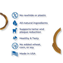 N-Bone® Puppy Teething Rings – Texas Chicken Fajitas Flavor, 3-Pack