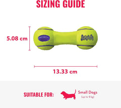 KONG Air Dog Squeaker Dumbbell Dog Toy – Small