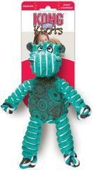 KONG Floppy Knots Hippo Dog Toy – Small/Medium Green