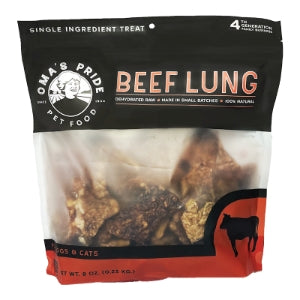 OMA'S PRIDE DOG & CAT DEHYDRATED BEEF LUNG