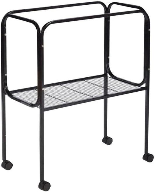 A & E Cages Happy Beaks Cage Stand for 26x14 Cages Black