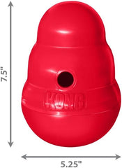 KONG Wobbler - Interactive Dog Toy for Treat Dispensing - Dog Slow Feeder for Healthy Eating