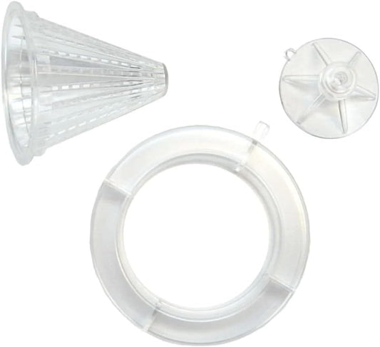 Lee`s Aquarium 4 Way Cone Worm Feeder 3 Pc