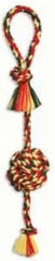 Mammoth Pet Products Flossy Chews Color Monkey Fist Tug, Large, 26-Inch, multicolored