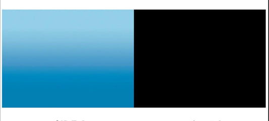 Penn-PLAX Double-Back Roll-A-Scene Aquarium Background – Double Sided Roll – Midnight Sea (Black) / Caribbean Blue – 32” x 50’