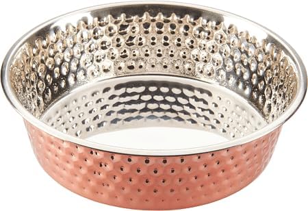 Honeycomb Non Skid Stainless Steel Dish - Copper