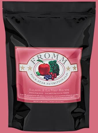 Fromm Four-Star Nutritionals Salmon A La Veg Dog Food - Premium Dry Dog Food - Salmon Recipe