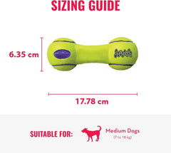 KONG AirDog® Squeaker Dumbbell Dog Toy – Medium