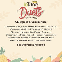 Higgins inTune Duets with Chickpeas & Cranberries Bird 3 oz
