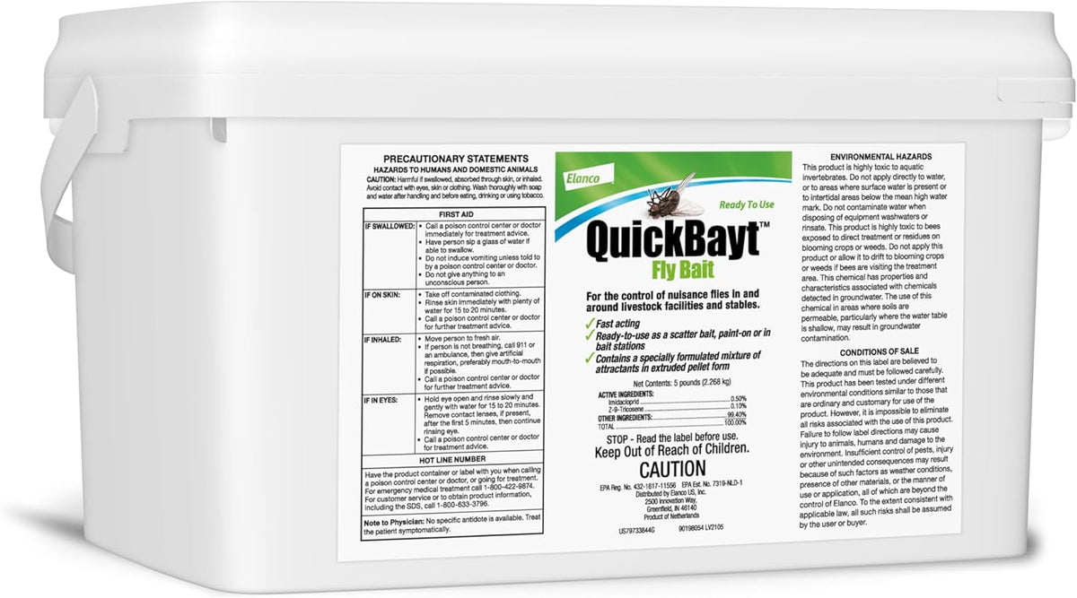 QuickBayt® Fly Bait – Fast-Acting Granular Fly Control for Livestock Facilities