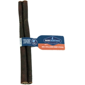 Barkworthies Peanut Butter Collagen Sticks - Healthy, Long-Lasting, High Protein, Low Fat