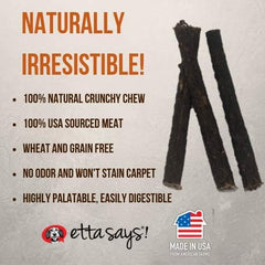 Etta Says! Premium 7 Inch 6 Chew - All Natural, Grain Free Dog Treat, Chew, Usa Made