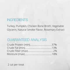 Farmland Traditions Tiny Loves Jerky Trainer Treats for Dogs w/Bone Broth (Turkey & Pumpkin)
