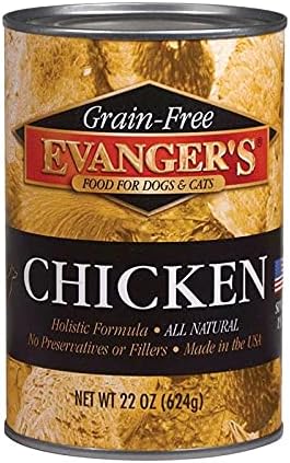 Evanger'S Super Premium For Dogs Cooked Chicken, 12-Pack 12.8 oz,