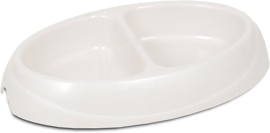 Petmate Double Dish Ultra-Light Microban Pet Dish