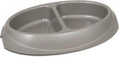 Petmate Double Dish Ultra-Light Microban Pet Dish