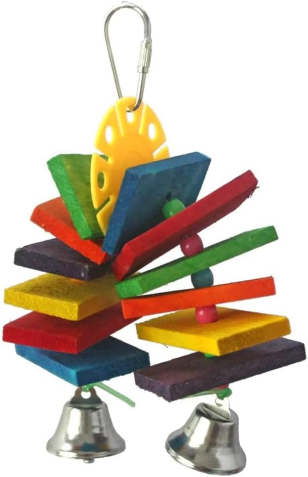 A&E Cage Company 52487501: Toy Hbk Rainbow W/Bells